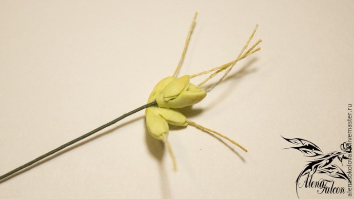 ​Делаем колосок из фоамирана: часть 3