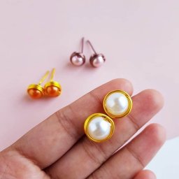 ​Небольшой мастер-класс по созданию минималистичных серёжек