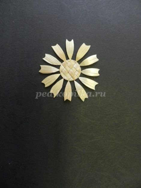 ​Панно из соломки "Гармония" своими руками: часть 2