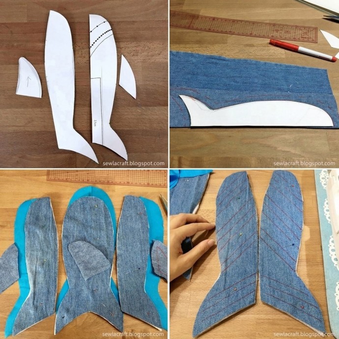 Пенал в виде акулы