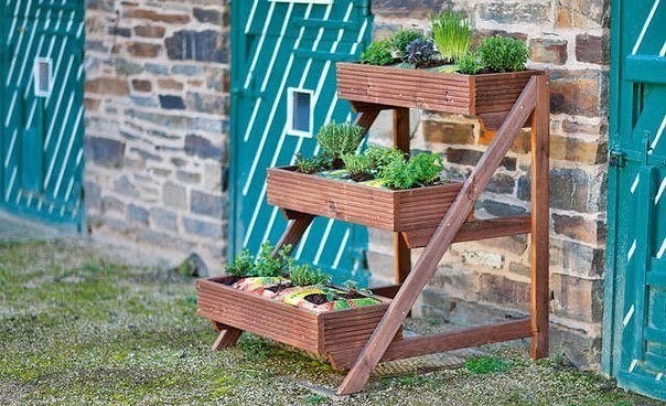 Подставка-этажерка для цветов своими руками