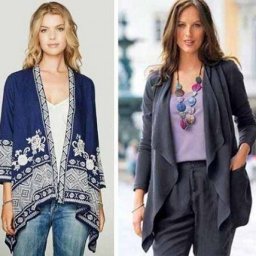 ​Жакеты без  застёжки