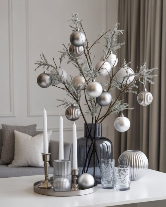 Зимние нарядные веточки