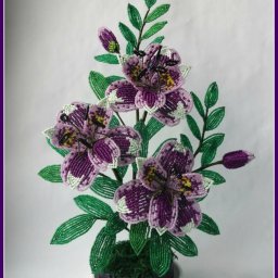 ​Альстромeриᴙ из бисера