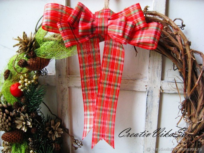 Декорируем новогодний венок: часть 2 Декорируем новогодний венок: часть 2