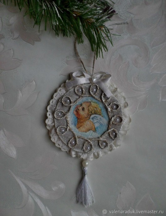 Изготавливаем мобиль "Ангелочек": часть 3