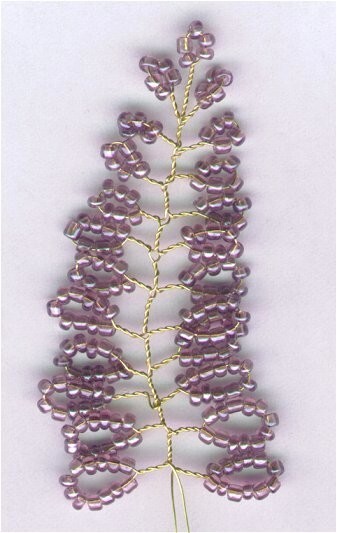 Композиция "Весенняя нежность" из бисера