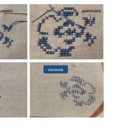 Идеальная изнанка при вышивке крестом: часть 1
