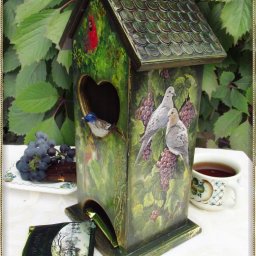 Делаем чайный домик "Райский сад": часть 3