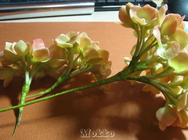 Лепим цветок гортензии из полимерной глины: часть 2 Лепим цветок гортензии из полимерной глины: часть 2