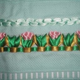 Мережка с лентами