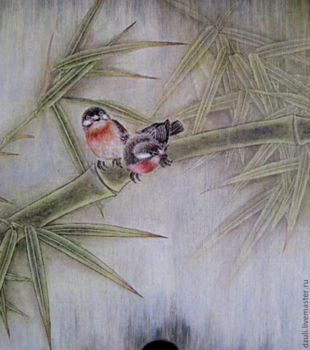 ​Состаренный фон под вживление лазерной распечатки: мастер-класс, часть 3