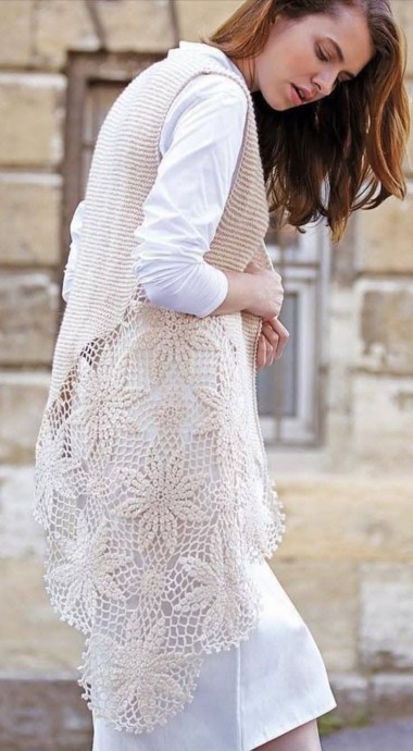 ​Вяжем нарядные жилеты