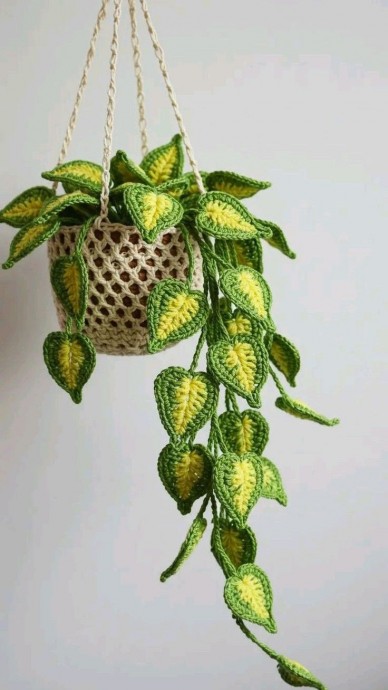 ​Идеи вязаных цветов