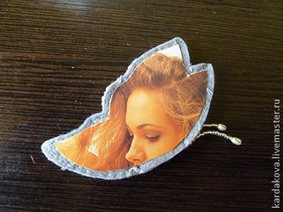 Брошь "Лунная бабочка"