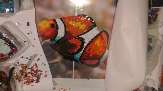 Создаем мозаичное панно "Немо"