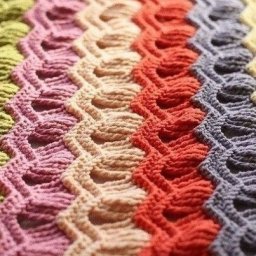 Яркое разноцветное покрывало