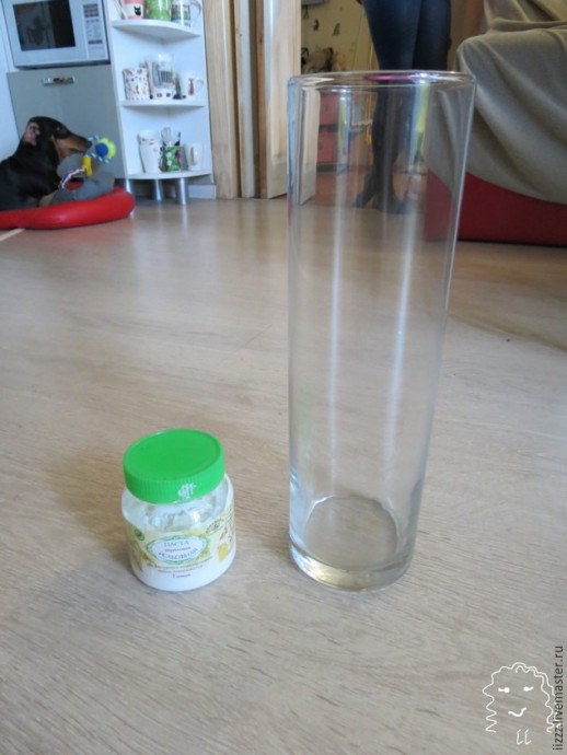 ​Декорируем вазу "Космическая фантазия": часть 1