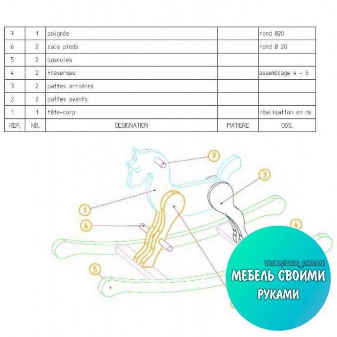 ​Детская лошадка-качалка
