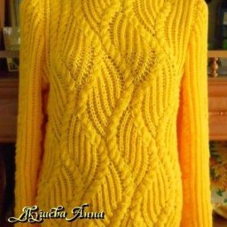 Красивый патентный узор спицами