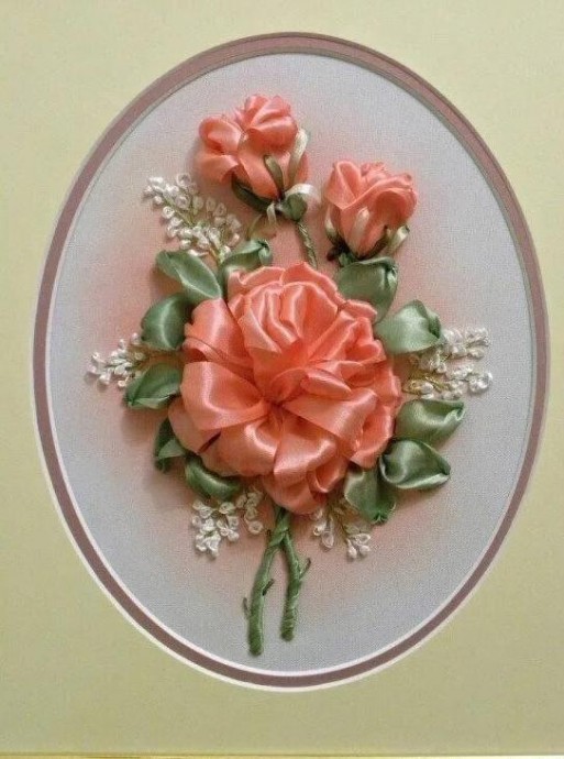 Невероятная вышивка лентами Невероятная вышивка лентами