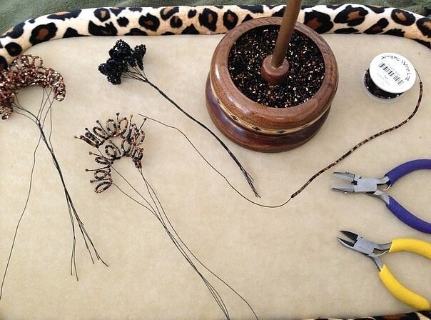 Подсолнух из бисера Подсолнух из бисера