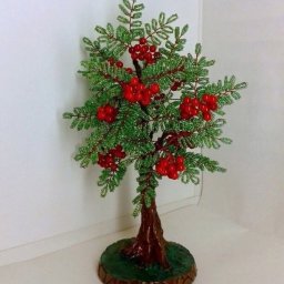 ​Рябина из бисера