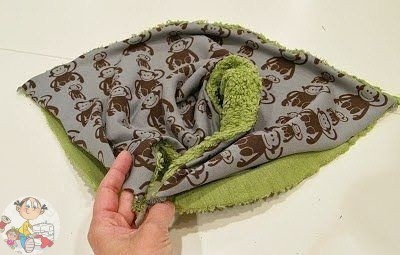 Снуд с махровой тканью внутри