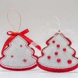 ​Ёлочные игрушки из фетра