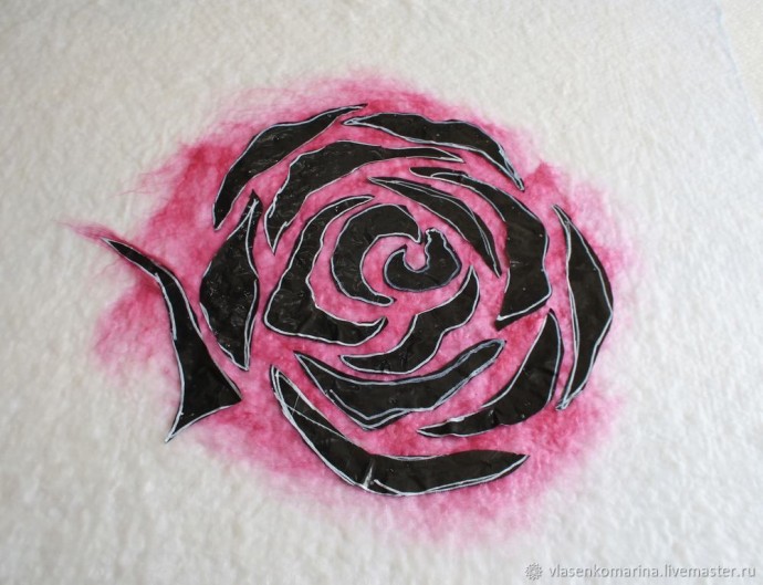 Валяем снежную розу: часть 2 Валяем снежную розу: часть 2