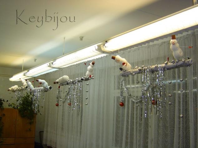 Зимний декор "Весёлые снеговики" Зимний декор "Весёлые снеговики"