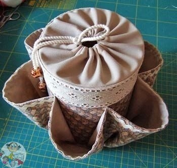 ​Шьём корзинку-шкатулку