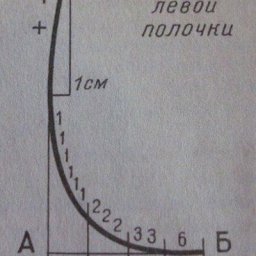 Вязание кривых линий