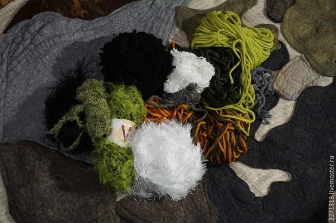 ​Шьем уютный коврик "Лесная полянка": часть 2