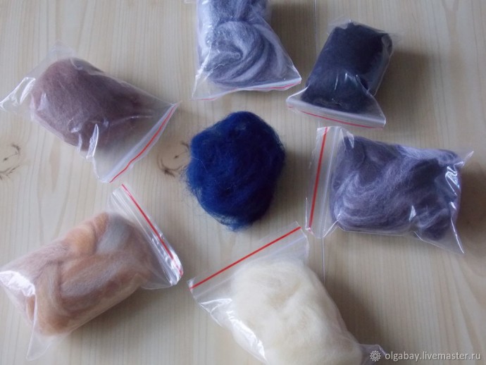 Делаем брошь "Синичка" из войлока и бисера: часть 1