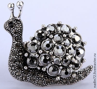 Брошь-улитка: мастер-класс, часть 1