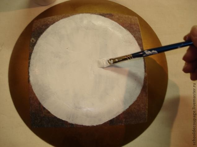 Декупаж и травление потали