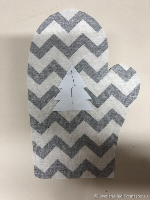 Шьём варежку-прихватку и прихватку Шьём варежку-прихватку и прихватку