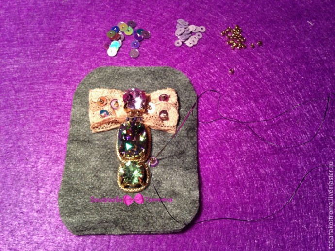 Создаём романтичные серёжки: часть 2