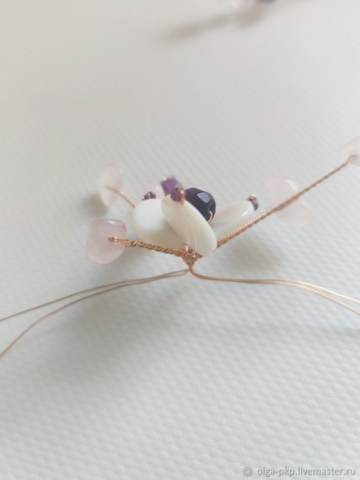 Делаем красивую шпильку для волос: часть 3