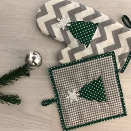 Шьём варежку-прихватку и прихватку