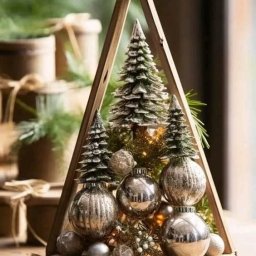 ​Минималистичные елочки из деревянных реек