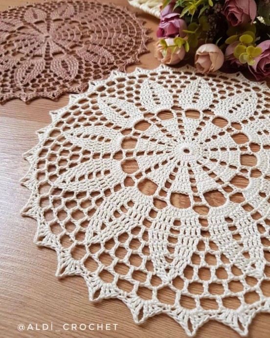 Салфетка крючком