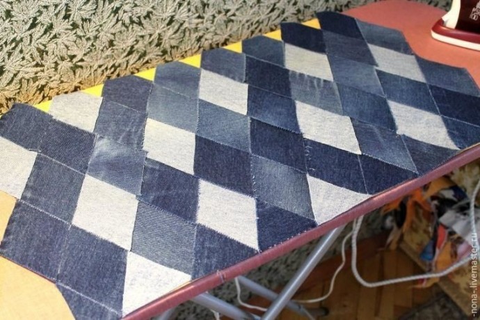 Шитьё сумки-торбы из старых джинсов