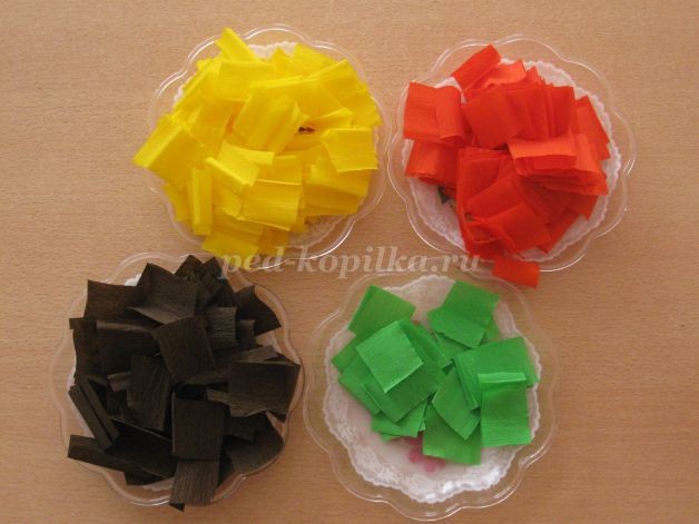 Топиарий из гофрированной бумаги: часть 1