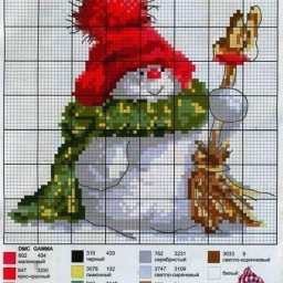 ​Зимние вышивки