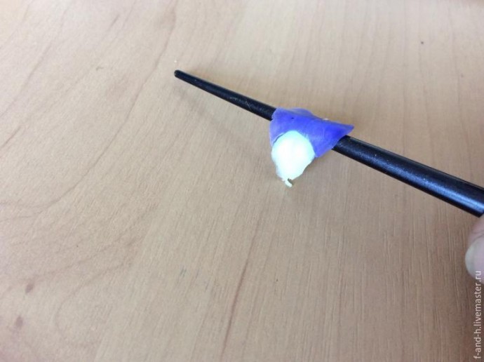 ​Делаем цветочек примулы: часть 2