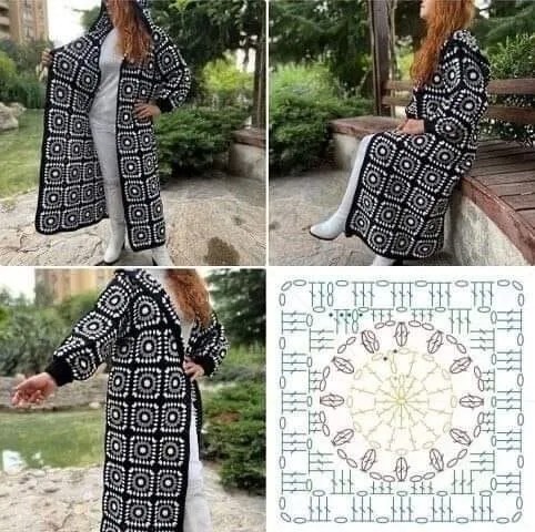 ​Кардиган резинкой