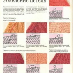 Как убавлять петли спицами красиво и аккуратно