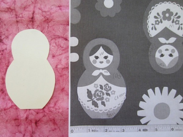 ​Новогодняя гирлянда из матрёшек